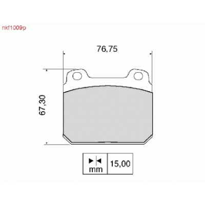 Brake Pads - NKF 1009P