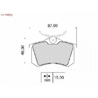 Brake Pads - NKF 1085P