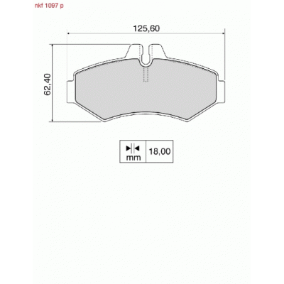 Brake Pads - NKF 1097P