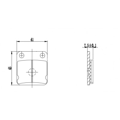 Pastilha de Freio de Moto - PM111