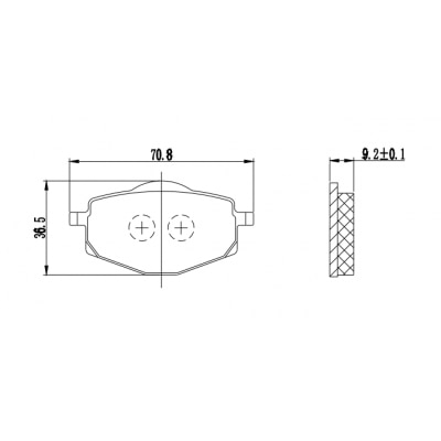 Brake Pad - PM208