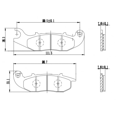 Brake Pad - PM209
