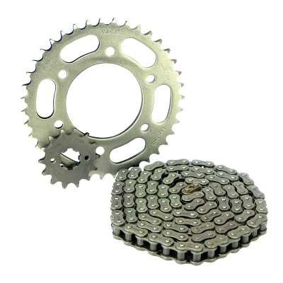 Kit Coroa Pinhão e Corrente Motocicleta - TM10257
