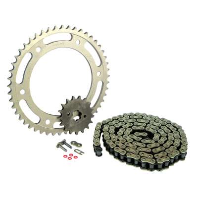 Kit Coroa Pinhão e Corrente Motocicleta - TM10158R