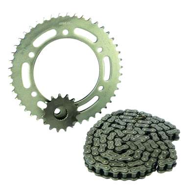 Kit Coroa Pinhão e Corrente Motocicleta - TM10256