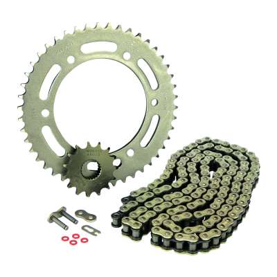 Kit Coroa Pinhão e Corrente Motocicleta - TM10256R