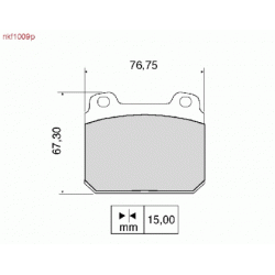 Brake Pads - NKF 1009P