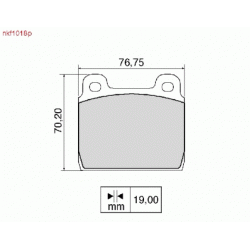 Brake Pads - NKF 1018P