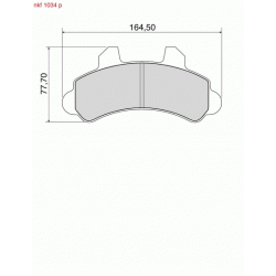Brake Pads - NKF 1034P
