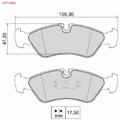 Brake Pads - NKF 1039P