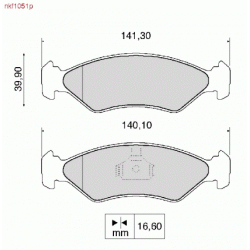 Brake Pads - NKF 1051P