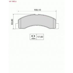 Brake Pads - NKF 1063P