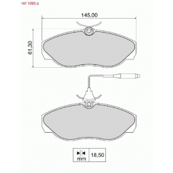 Brake Pads - NKF 1093P