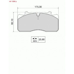 Brake Pads - NKF 1098P