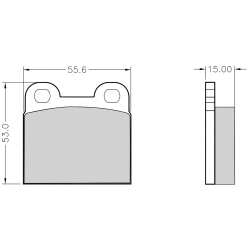 Brake Pads - NKF 1015P