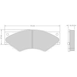 Brake Pads - NKF 1203P