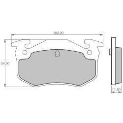 Brake Pads - NKF 1128P