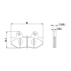 Brake Pad - PM101