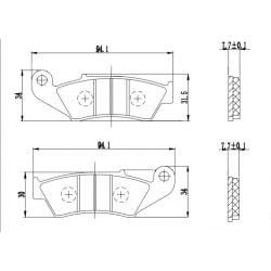 Brake Pad - PM102