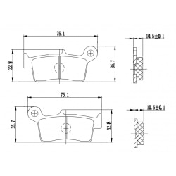 Brake Pad - PM105