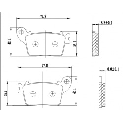 Brake Pad - PM107