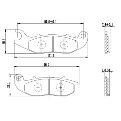 Brake Pad - PM209