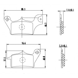 Brake Pad - PM210