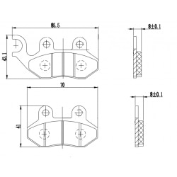 Brake Pad - PM504