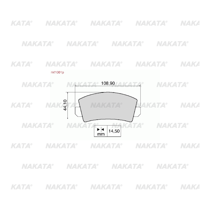 Brake Pads - NKF 1001P