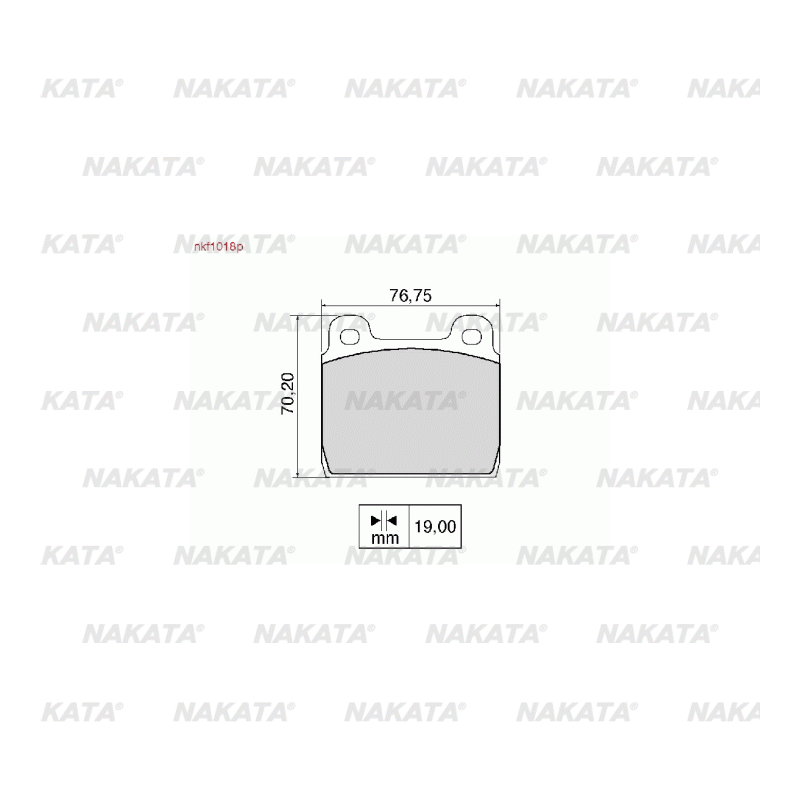 Brake Pads - NKF 1018P