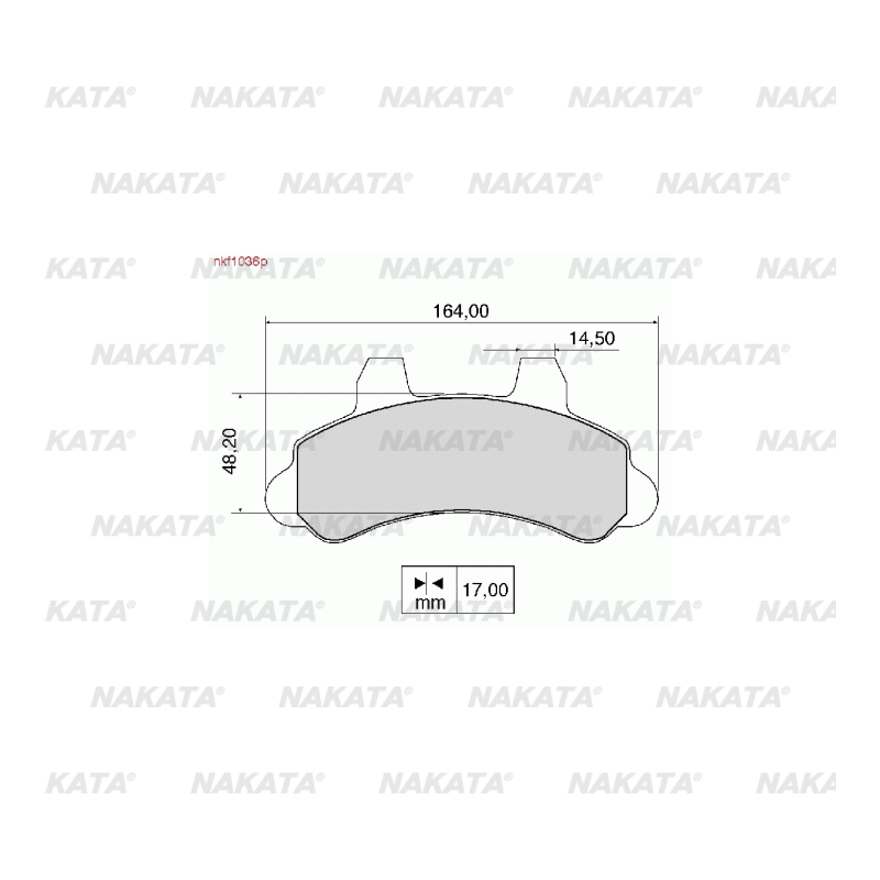 Brake Pads - NKF 1036P