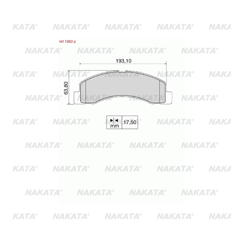 Brake Pads - NKF 1063P
