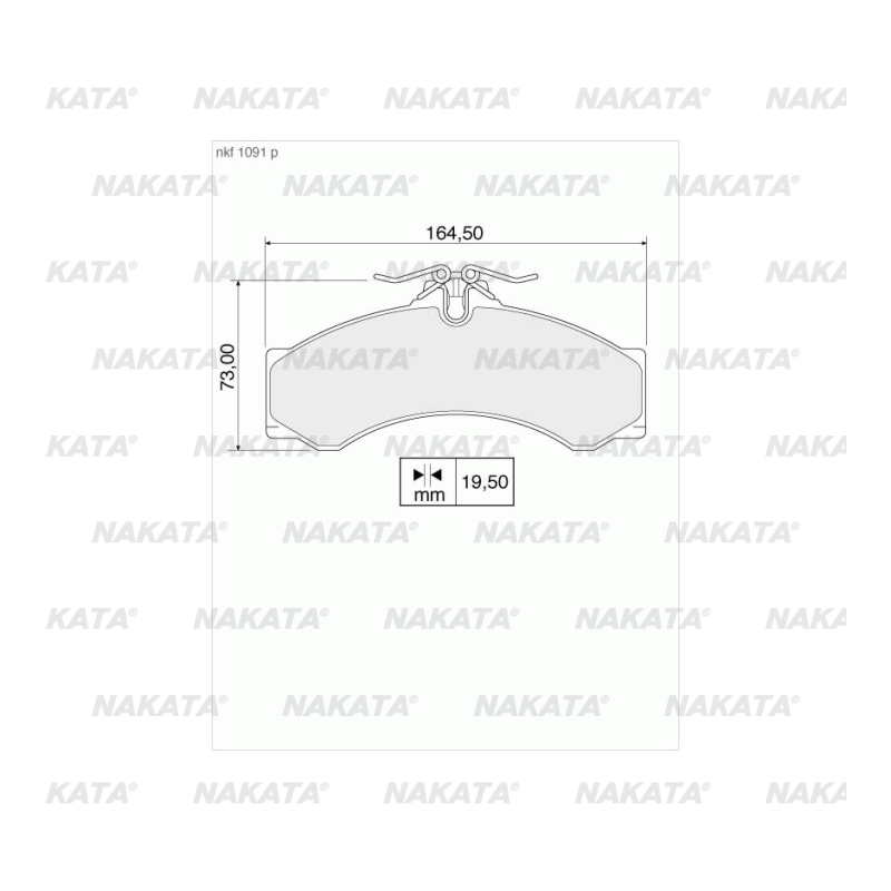 Brake Pads - NKF 1091P