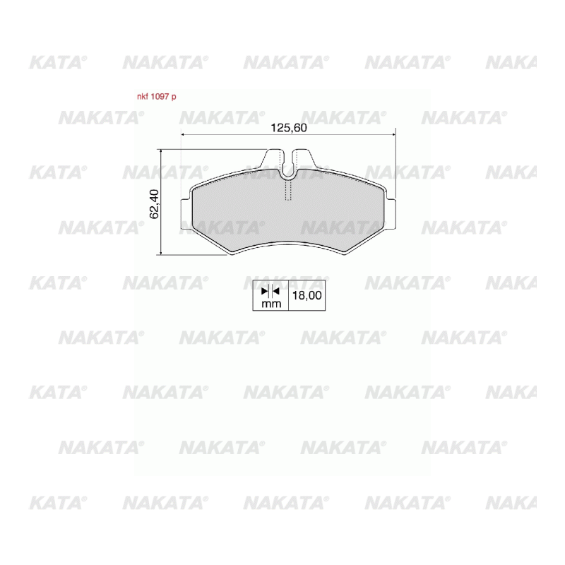 Brake Pads - NKF 1097P