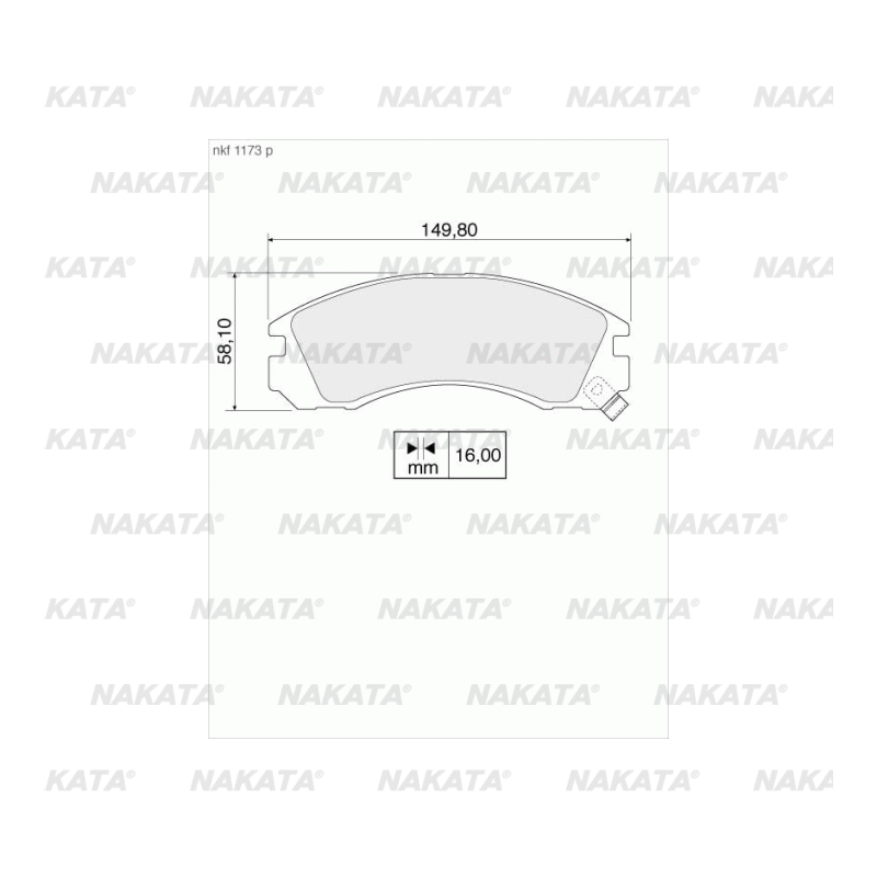 Brake Pads - NKF 1173P