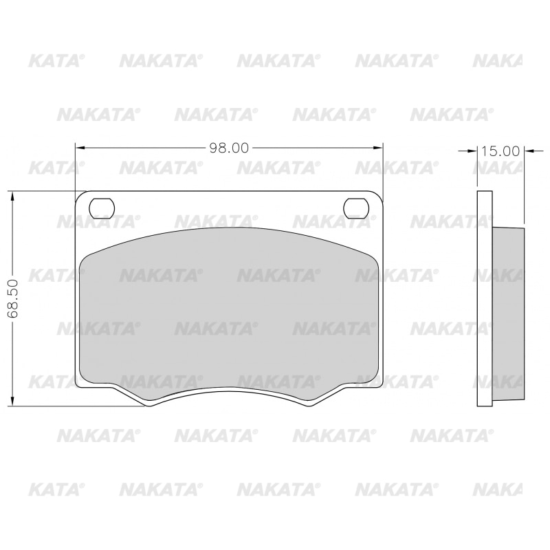Brake Pads - NKF 1011P