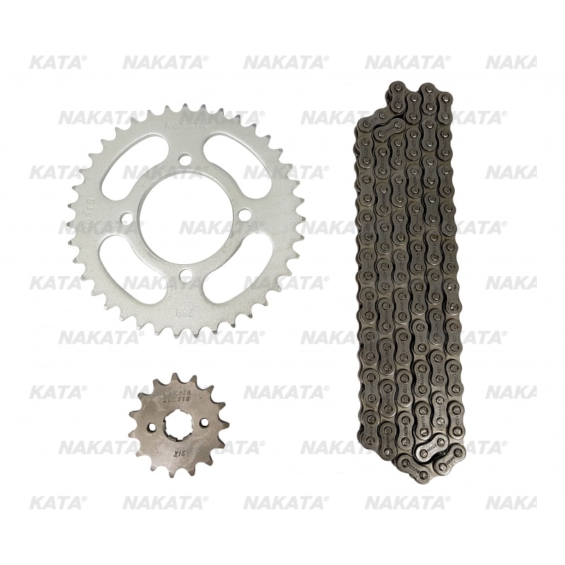 Kit Coroa Pinhão e Corrente Motocicleta - TM10310
