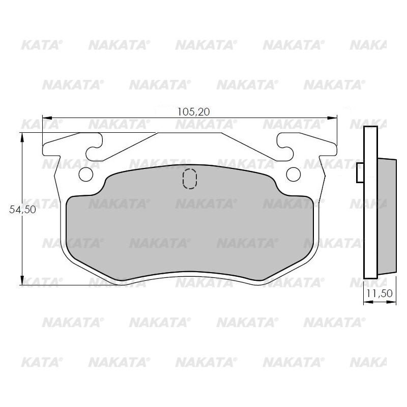 Brake Pads - NKF 1128P