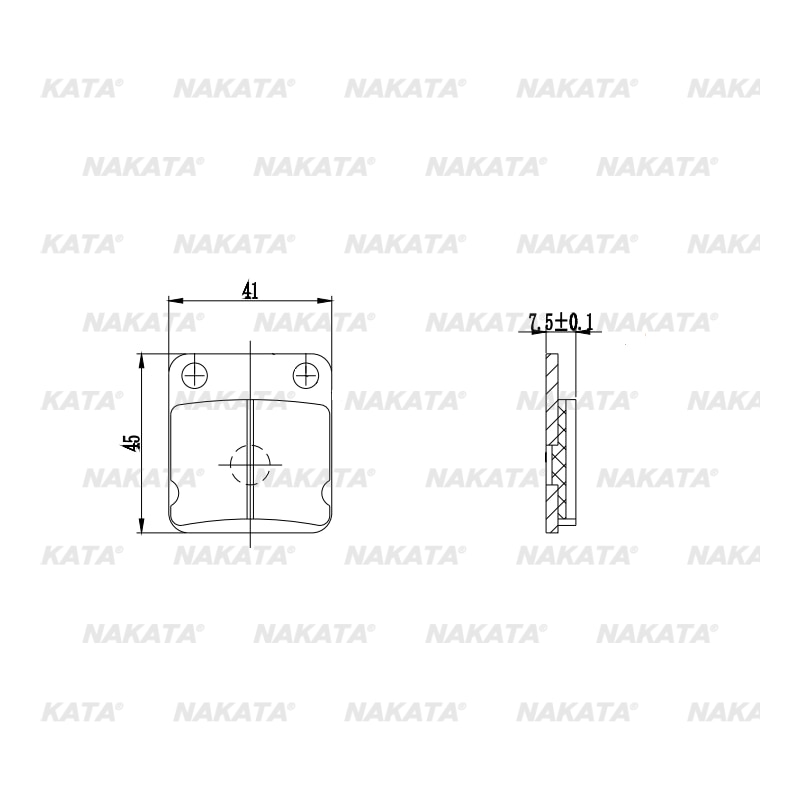 Pastilha de Freio de Moto - PM111