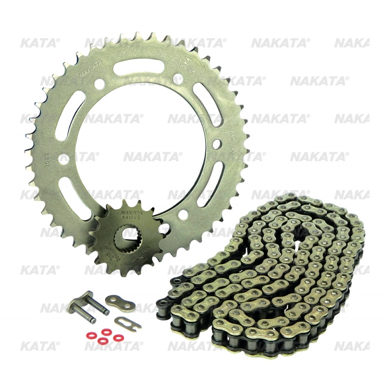 Kit Coroa Pinhão e Corrente Motocicleta - TM10256R